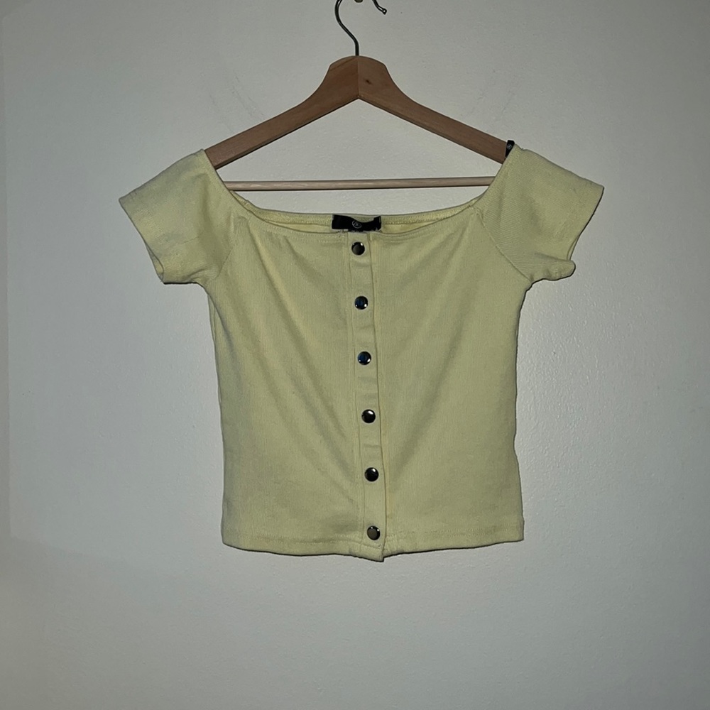 Missguided Off the Shoulders Top Size 6